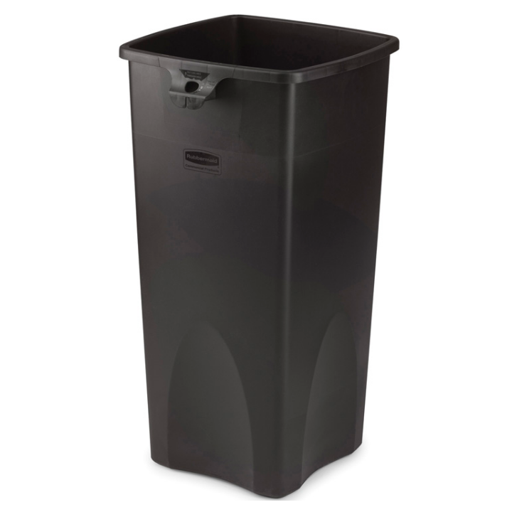 Rubbermaid Untouchable, afvalbak, 87 liter, zwart, VB 003569 - 0