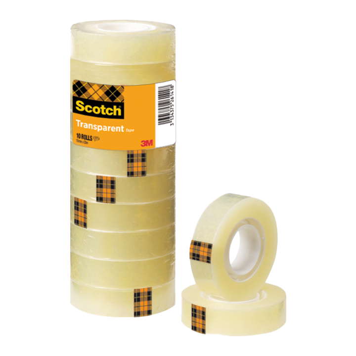 Plakband Scotch 508 | 15mmx33m | transparant | 10 rollen (5081533A) - 0