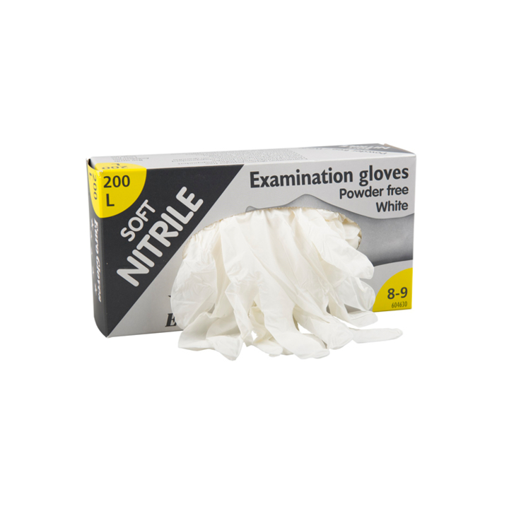 Handschoen Soft-Nitrile, maat XL, wit ongepoederd (10x100 stuks) - 0