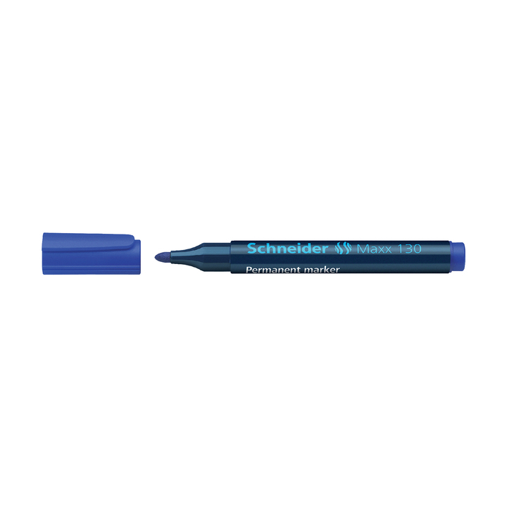 Viltstift schneider 130 rond blauw(s-113003) - 0