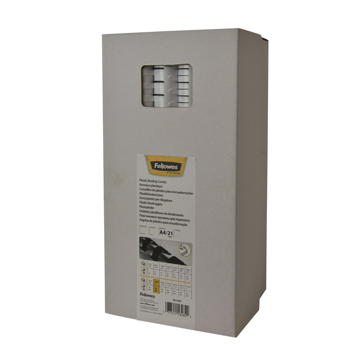 Bindrug fellowes 12mm a4 wit(5346206) - 0