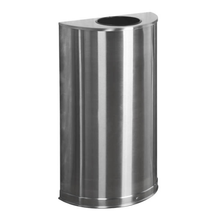 Rubbermaid, afvalbak, 45 liter, RVS, VB 127933 - 0
