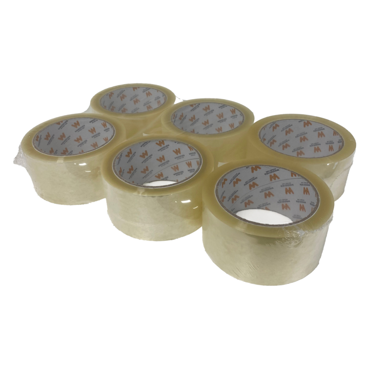 Weststrate Tape, PP/Hotmelt, 50mm x 66m, transparant - 3