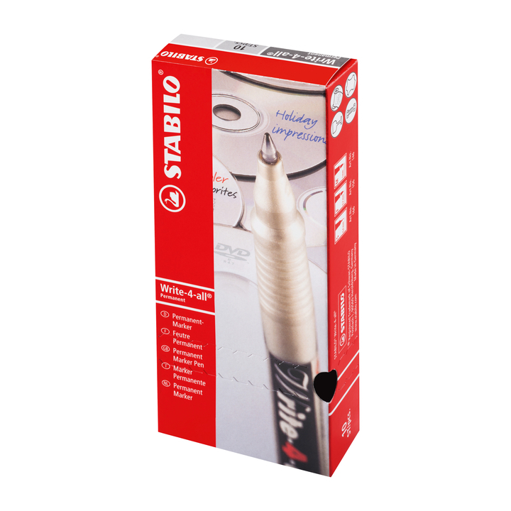 Cd marker schwan stabilo zwart - 0