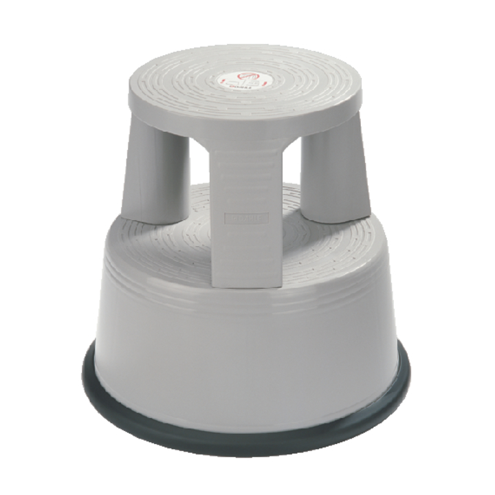 Opstapkruk dahle roll a step plastic grys - 0