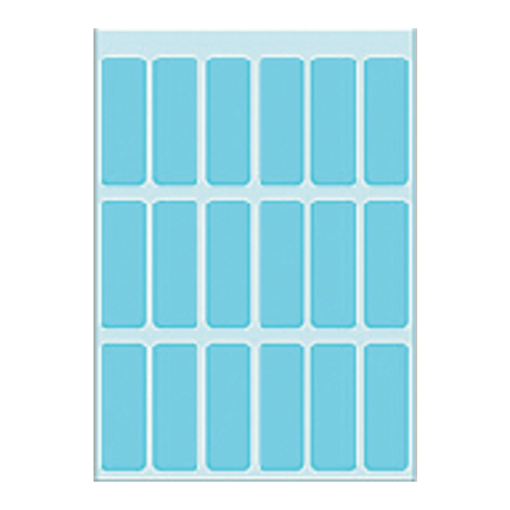 Etiket herma 3653 12x34mm blauw 90st - 0