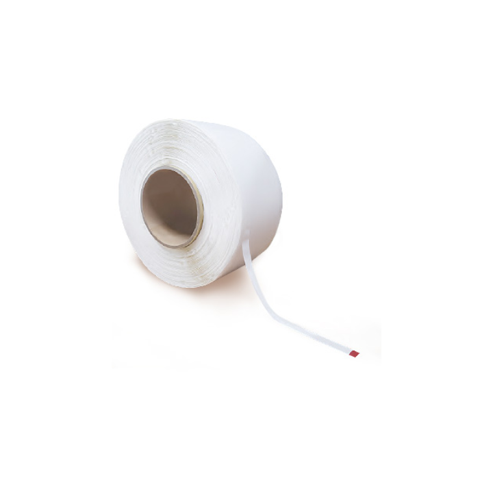 Bagsealtape permanent, 6/12mm x 5000m, wit - 0