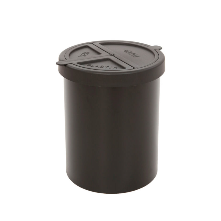 Metalen Papierbak | Rond | 15 Liter | Zwart | VB 100100 - 2