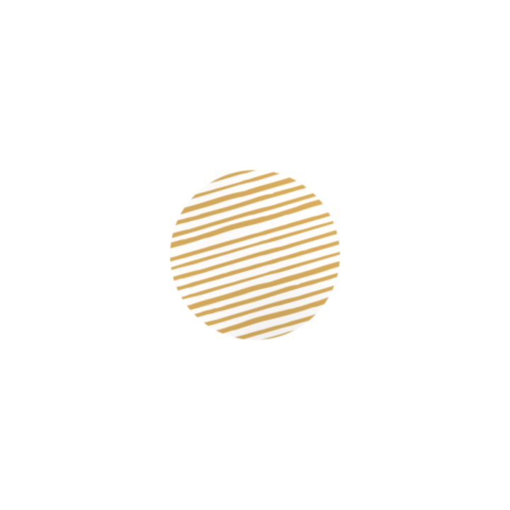 Etiket, stripes, 45mm, wit - goud (1000 stuks) - 0