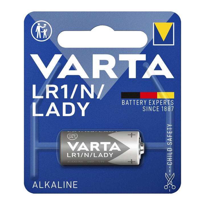 Batterij varta 4001 lr1 lady n lithium(4001101401) - 0