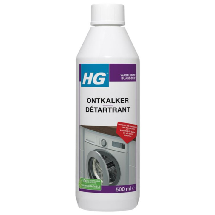 HG, snelontkalker voor keukenapparatuur & wasmachines, 500ml, 174050103 (1 stuk) - 0