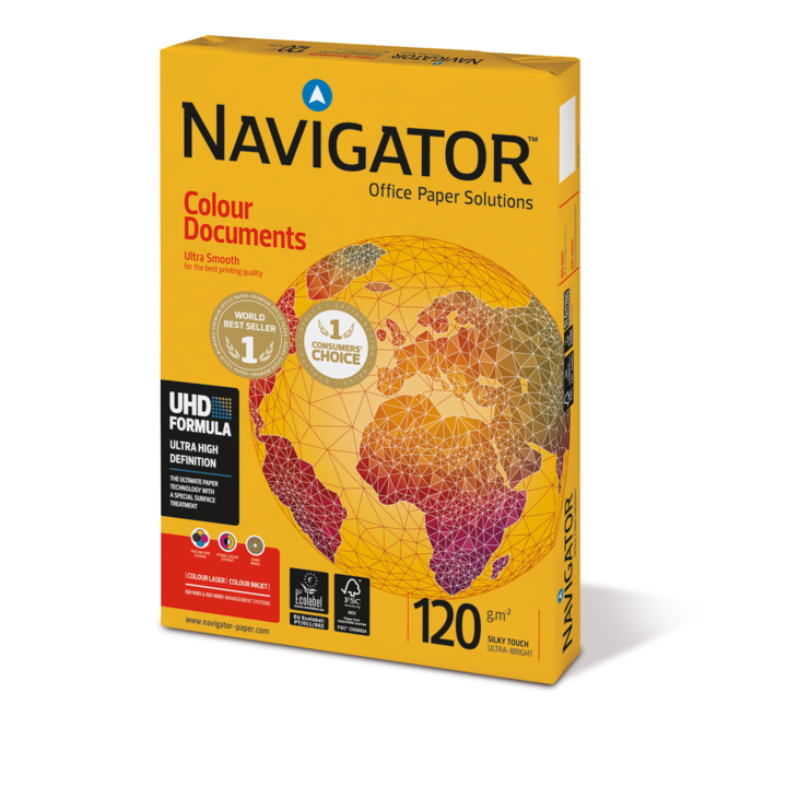 Navigator A4 120Gr Colour Documents 250 vel - 0