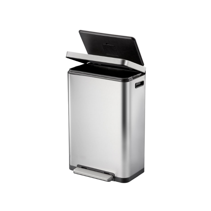 X-Cube EKO, pedaalemmer, 30 liter, mat RVS, VB 936830 - 0