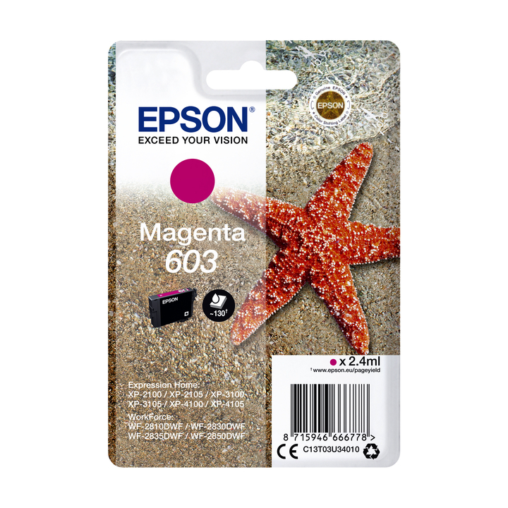 Inkcartridge epson 603 t03u3 rood(c13t03u34010) - 0