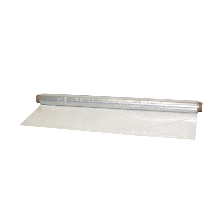 Afdekfolie, LDPE, 600cm x 25m, 200my, transparant - 0