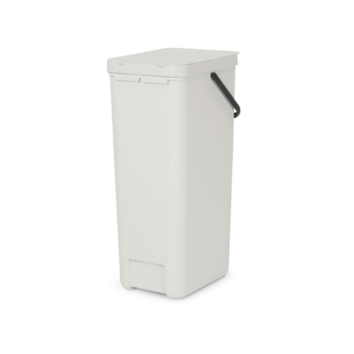 Brabantia, Sort & Go afvalemmer, 40 liter, lichtgrijs, VB 251047 - 1