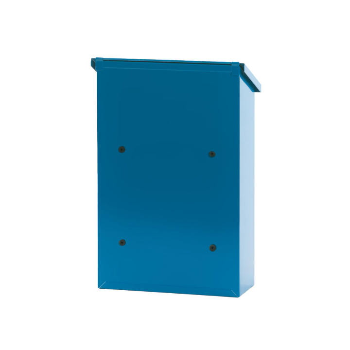 Wandbrievenbus Toledon, 270x120x400 mm, blauw, VB 440070 - 2