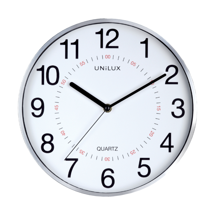 Wandklok unilux aria grijs/wit(400094280) - 0