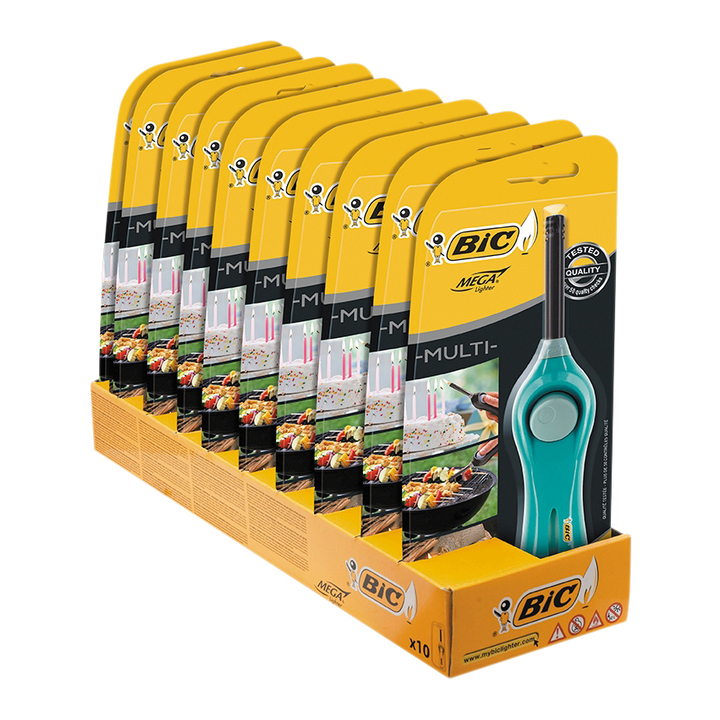 Aansteker bic megalighter u140 multi assorti(892542) - 1