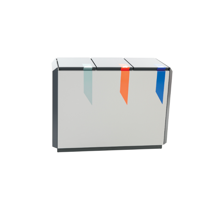 Recyclostar, afvalscheidingsstation, 3x55 liter, VB 708406 - 0