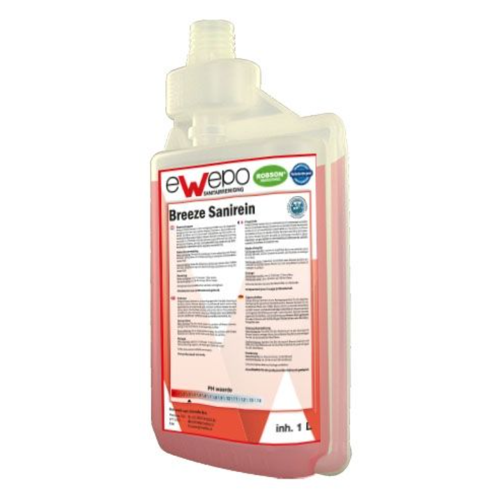 Ewepo Breeze Sanirein, sanitairreiniger, 1000ml (6 stuks) - 0