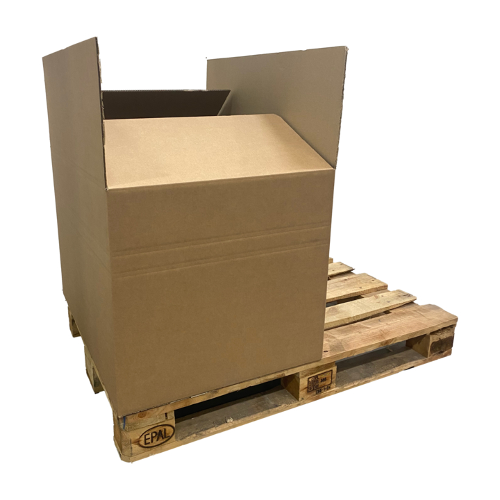 Palletdozen Halve Europallet | 800x600x550mm | BC-golf | Bruin - 2