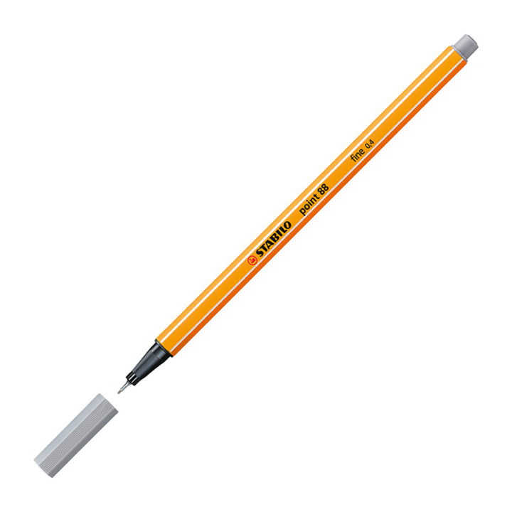 Fineliner stabilo 88/95 middel koud grijs(88/95) - 0