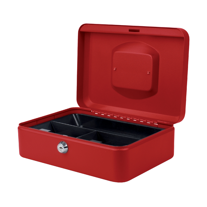 Geldkist pavo 250x180x90mm rood - 0