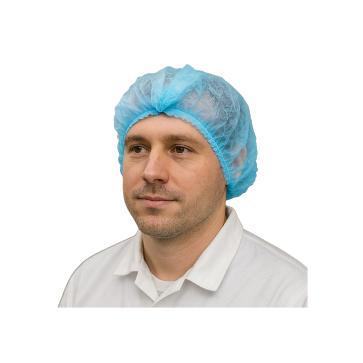 Haarnetje | Non Woven PP | 58cm | Clip Cap | Blauw (1.000 stuks) - 0