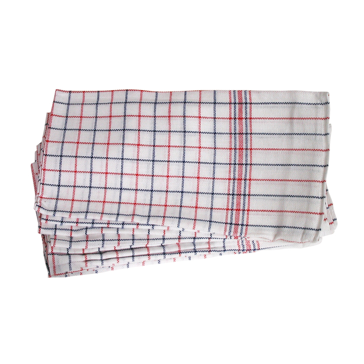 Cleaninq, theedoek, 65x65cm, nationale ruit, 2020056 (6 stuks) - 0