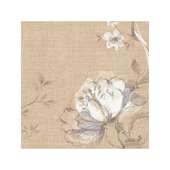 Duni Dunisoft®, servet, 40x40 cm, 4-laags, Floris, 186711 (720 stuks) | OP=OP AANBIEDING - 1