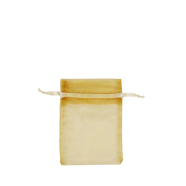 Organza zakjes, 10x15cm, goud (250 stuks) - 0