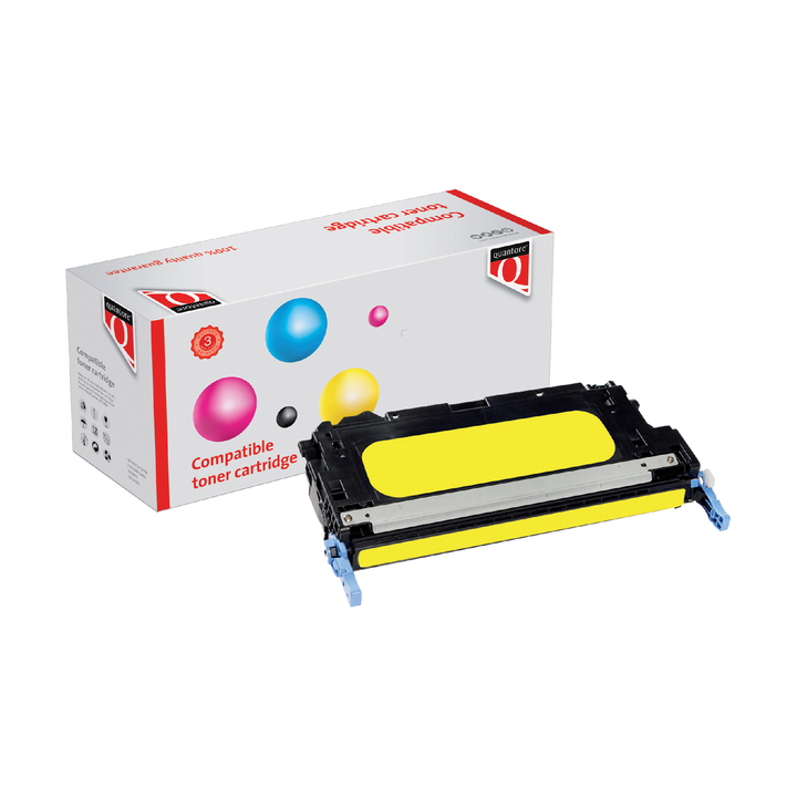 Toner Quantore alternatief tbv hp q6472a geel - 0
