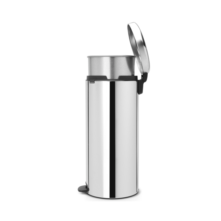 Brabantia Newicon | Pedaalemmer Met Metalen Binnenemmer | 30 Liter | RVS | VB 114762 - 1