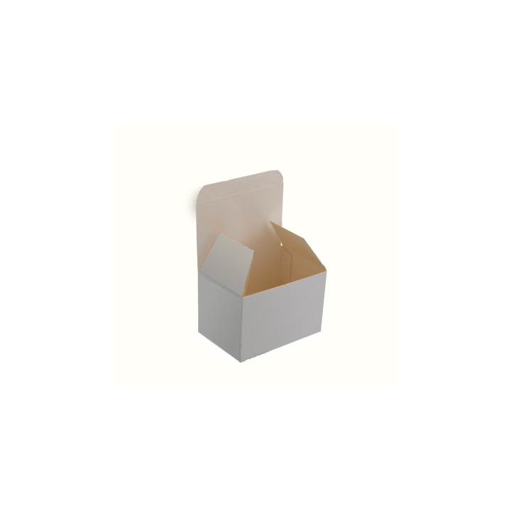 Visitekaartdoosje 90x60x60mm wit met slitjes 100 st - 0