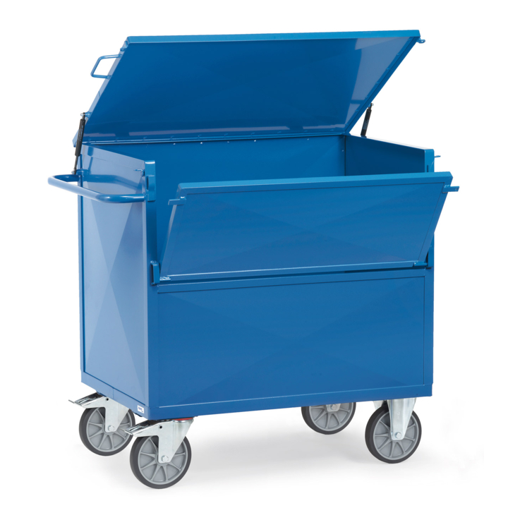 Bakwagen met deksel, 1000x700mm Draagverm. 600kg - 0