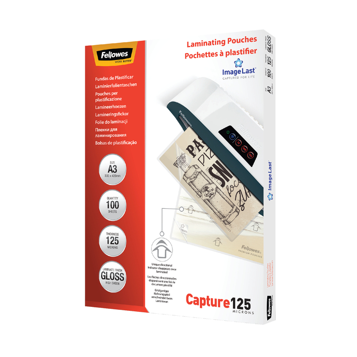 Lamineerhoes fellowes a3 125mic - 0
