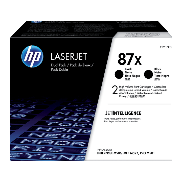 Tonercartridge hp 87x cf287xd 18k zwart(cf287xd) - 0