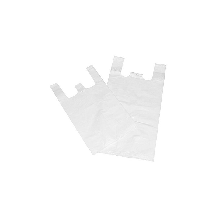 Hdpe Hemdtas Wit 30+10+10x60 cm 18Mu Ds/1000 - 0