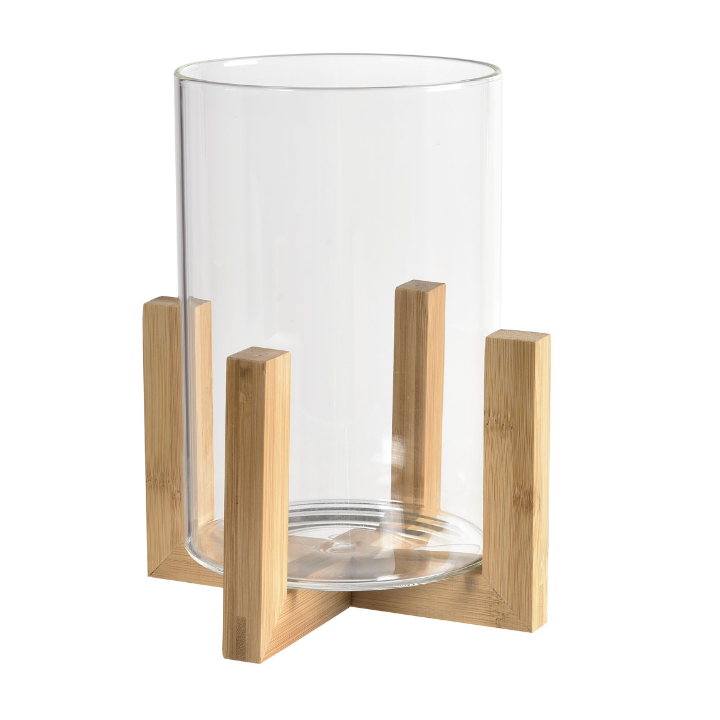 Duni | LED-lamphouder | 150x150x220mm | Kandelaar Esme | 206444 (4 stuks) - 0