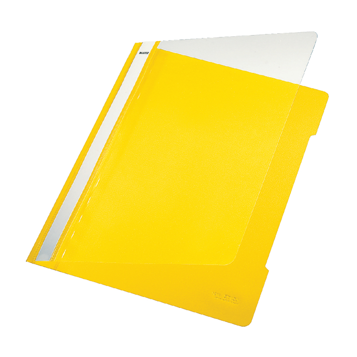 Snelhechter leitz 4191 a4 pvc geel - 0