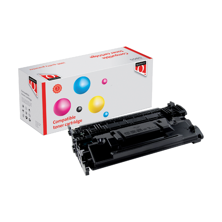 Tonercartridge Quantore alternatief tbv hp cf287a 9k zwart - 0