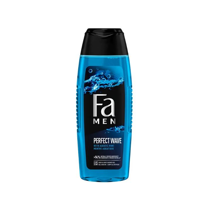 Fa Men Perfect Wave Body & Hair, 2-in-1 douchegel, 250 ml (1 stuk) - 0