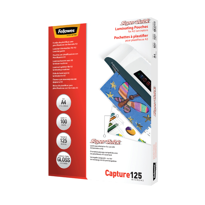Lamineerhoes fellowes superquick a4 125my(5440101) - 0