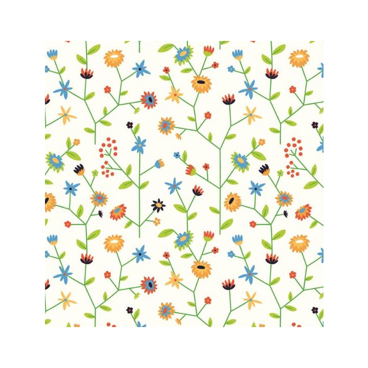 Cadeauzakje, 12x19cm, 171, Wild Flowers (500 stuks) - 0
