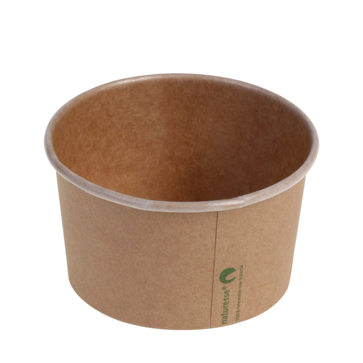 Sausbakje, bruin kraft, 360ml, 105mm (500 stuks) - 0