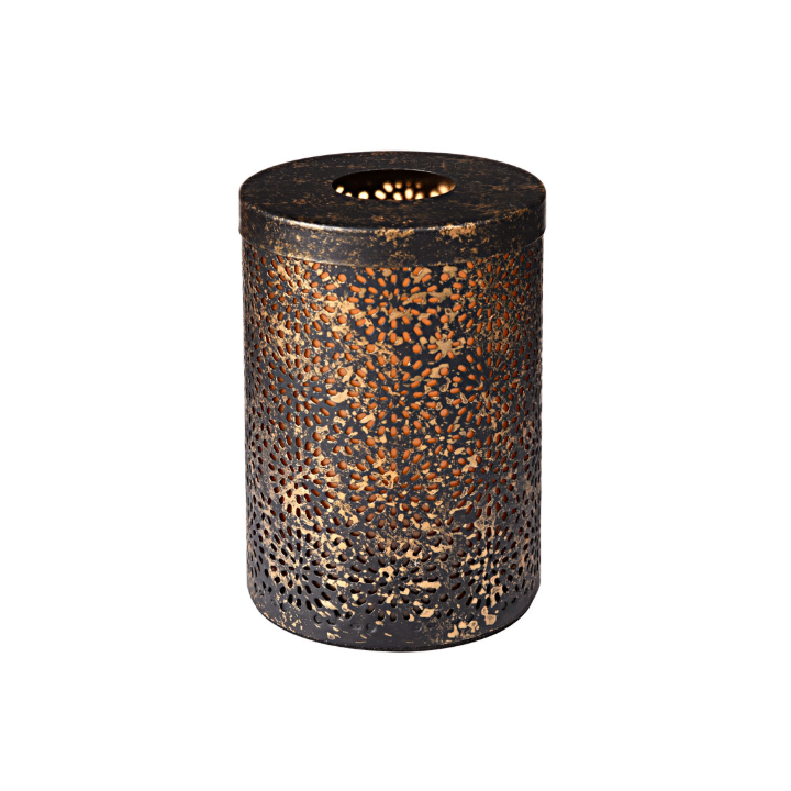 Duni | LED Lamphouder | 120x85mm | Dara Kandelaar Brushed Metal | 192534 (4 stuks) - 0