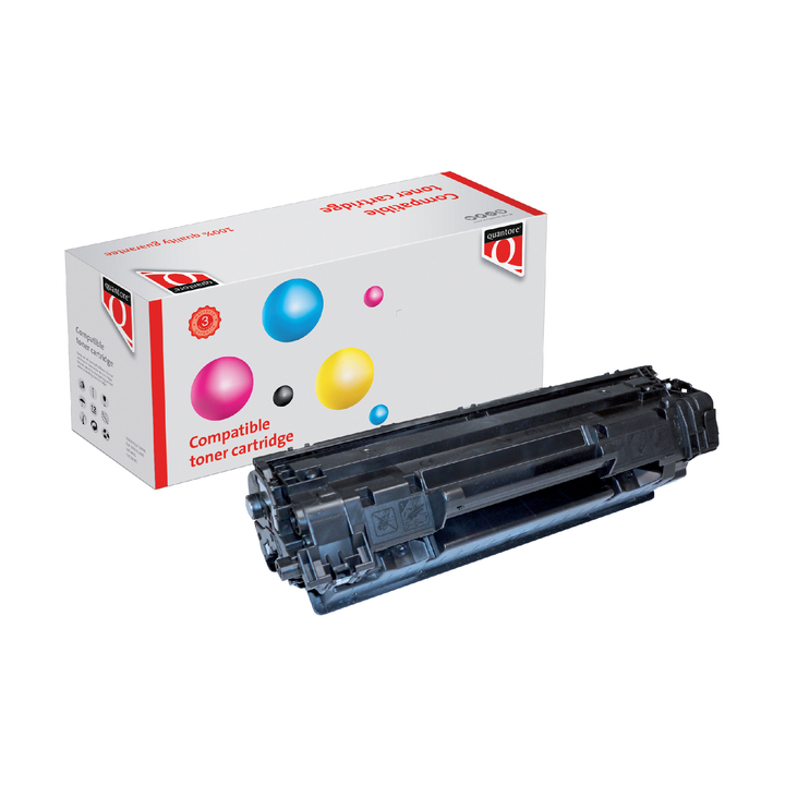Tonercartridge Quantore alternatief tbv hp ce278a 2.1k zwart - 0
