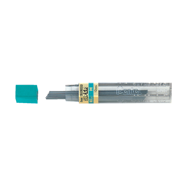 Potloodstift pentel 0.7mm zwart per koker h - 0