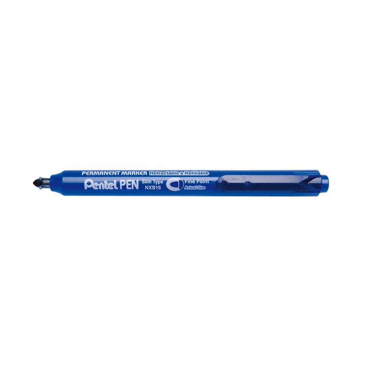 Viltstift pentel nxs15 blauw 1mm(013592) - 0